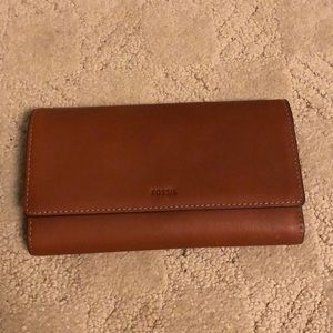 Fossil Emma RFID Flap Clutch/ Wallet